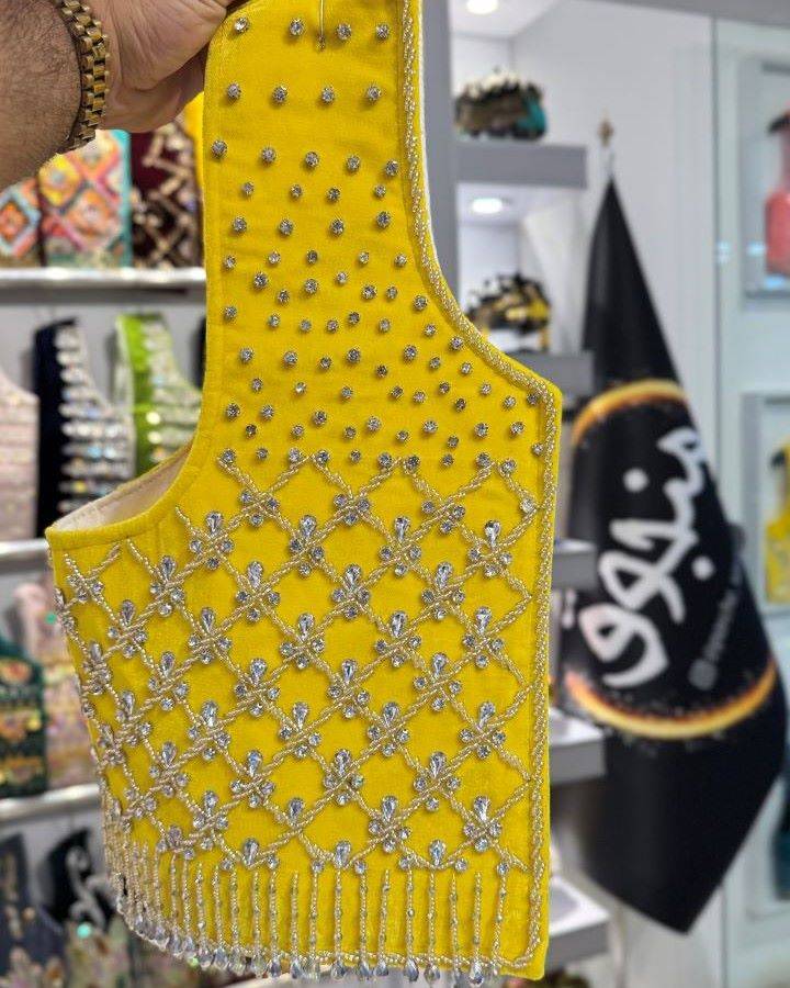 سخمه کوردی مدل گل پر منجوق