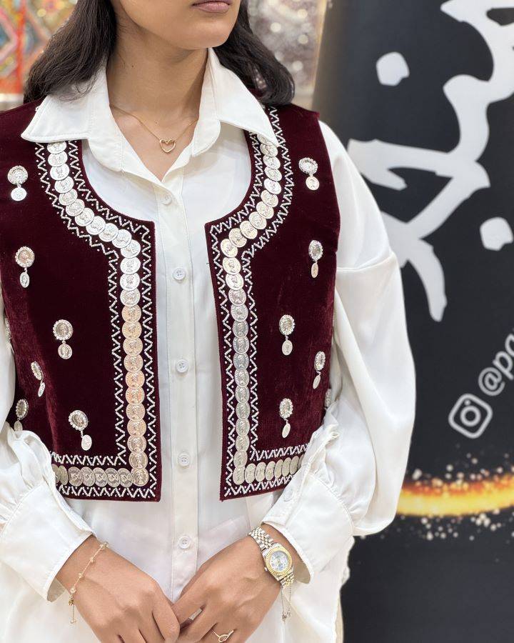 سخمه سنتی با طرح سکه برند منجوق