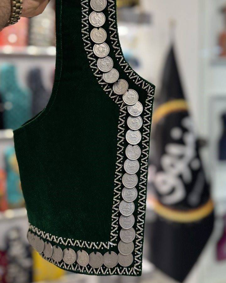 سخمه با سکه شیر و خورشید اصل برند منجوق